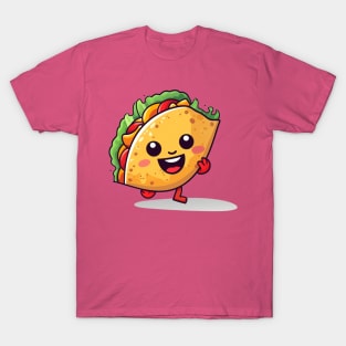 kawaii Taco  T-Shirt cute potatofood funny T-Shirt